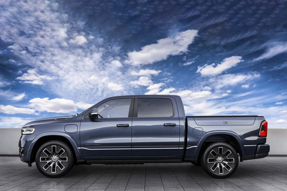 With electric vehicle sales growth slowing, Stellantis Ram brand has an answer: An onboard charger